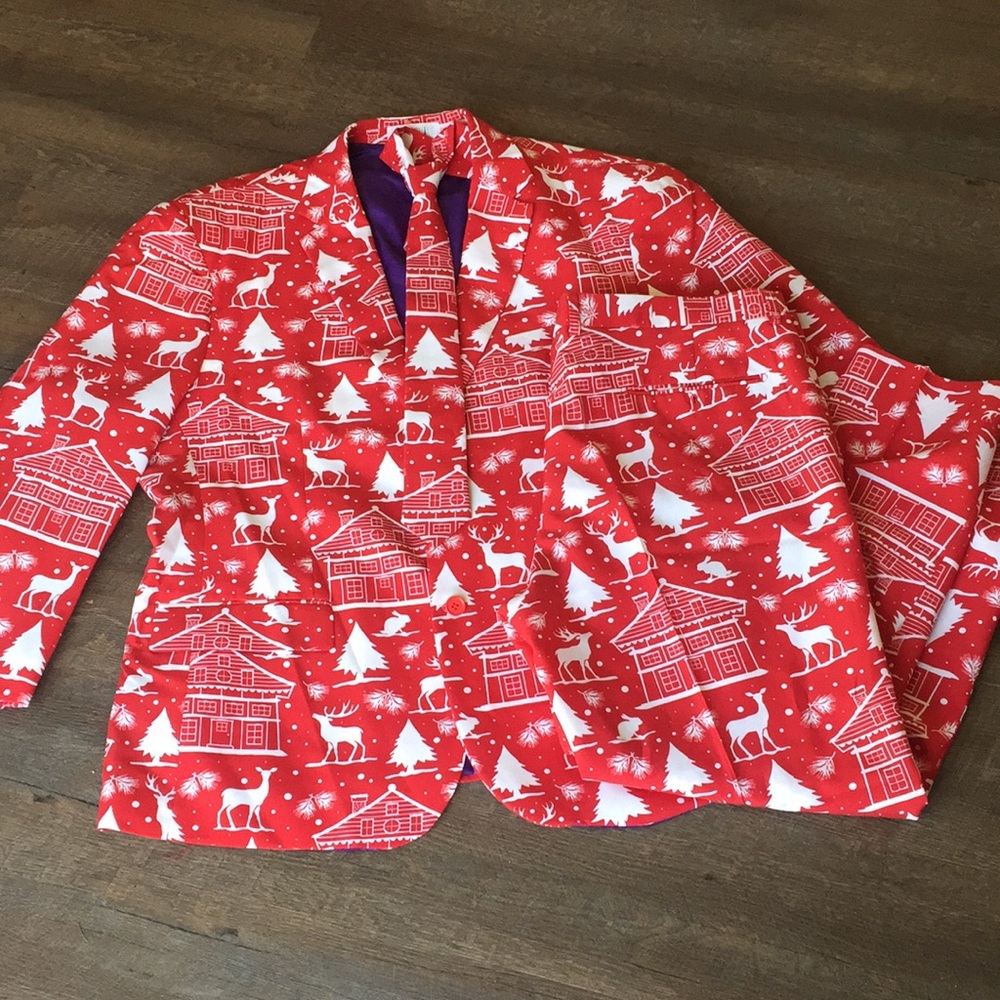Men’s Christmas Business Suit